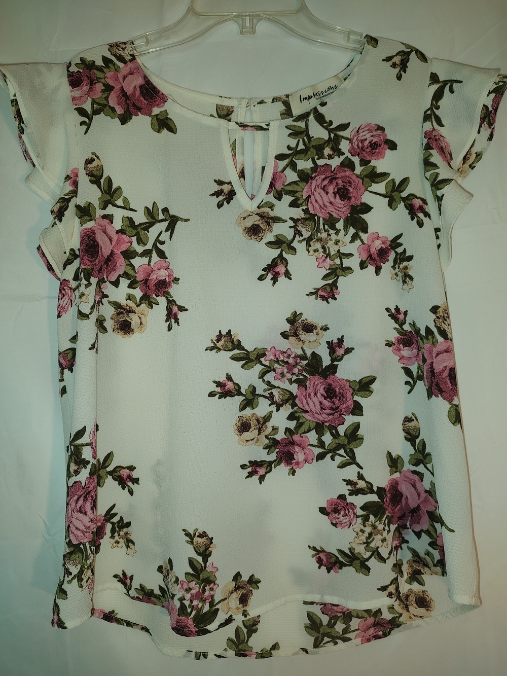 Flutter Ruffle Top Lot Of 5 Shein- Impressions- Ember- Gomorn